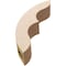 Ekena Millwork 3-inch W x 12-inch D x 12-inch H Ozark Rough Cedar Woodgrain TimberThane Knee Brace, Primed BRCUR03X12X12OZKRCPR - alternate 5